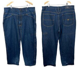 Marithe‎ Francois Girbaud Jeans Men 44x29.5 Blue Brand X Loose Baggy Y2K Vintage
